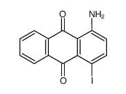 1-amino-4-iodo-9,10-anthraquinone Structure