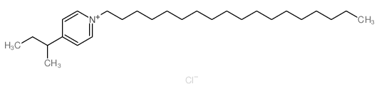 Pyridinium,4-(1-methylpropyl)-1-octadecyl-, chloride (1:1)结构式