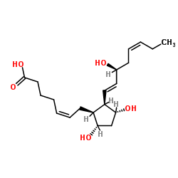 8-异前列腺素F3α结构式