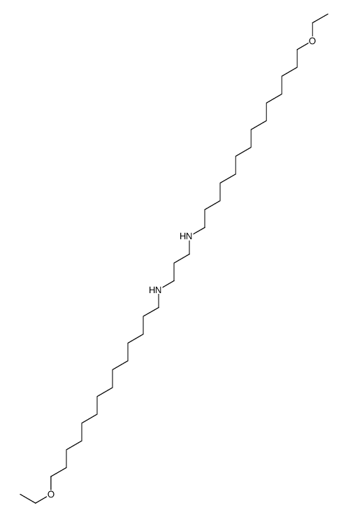 N,N'-bis(14-ethoxytetradecyl)propane-1,3-diamine Structure
