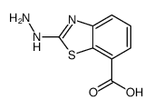 7-Benzothiazolecarboxylicacid,2-hydrazino-(9CI)结构式