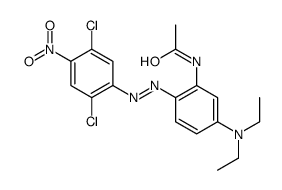 N-[2-[(2,5-dichloro-4-nitrophenyl)azo]-5-(diethylamino)phenyl]acetamide Structure