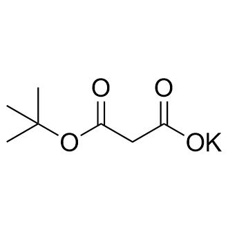 Potassium tert-butyl malonate Structure