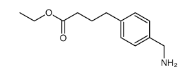 ethyl 4-(4-(aminomethyl)phenyl)butanoate结构式