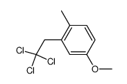 4-Methyl-3-(2,2,2-trichloroethyl)anisole结构式