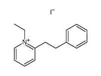 1-ethyl-2-(2-phenylethyl)pyridinium iodide结构式