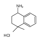 4,4-dimethyl-2,3-dihydro-1H-naphthalen-1-amine,hydrochloride structure