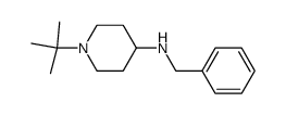 N-benzyl-1-tert-butylpiperidin-4-amine结构式