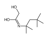 2-hydroxy-N-(2,4,4-trimethylpentan-2-yl)acetamide Structure