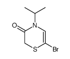 6-bromo-4-propan-2-yl-1,4-thiazin-3-one结构式