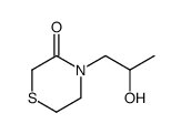 4-(2-hydroxypropyl)thiomorpholin-3-one结构式