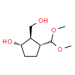 Cyclopentanemethanol, 2-(dimethoxymethyl)-5-hydroxy-, (1-alpha-,2-ba-,5-ba-)- (9CI) Structure