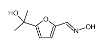 2-[5-(hydroxyiminomethyl)furan-2-yl]propan-2-ol Structure