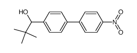 2,2-dimethyl-1-(4''-nitro-4'-biphenylyl)-1-propanol结构式