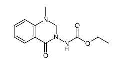 (1-Methyl-4-oxo-1,4-dihydro-2H-quinazolin-3-yl)-carbamic acid ethyl ester Structure