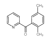 2-(2,5-DIMETHYLBENZOYL)PYRIDINE structure