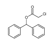 Acetic acid, 2-chloro-, diphenylmethyl ester Structure