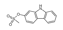 9H-carbazol-2-yl methanesulfonate Structure