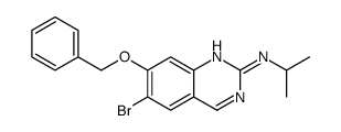 6-bromo-7-phenylmethoxy-N-propan-2-ylquinazolin-2-amine Structure