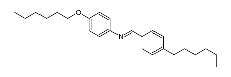 N-(4-hexoxyphenyl)-1-(4-hexylphenyl)methanimine结构式