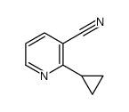 2-cyclopropylpyridine-3-carbonitrile structure