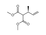 (S)-(-)-2-(1-methyl-allyl)malonic acid dimethyl ester结构式