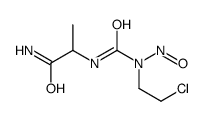 2-((((2-chloroethyl)nitrosoamino)carbonyl)amino)propanamide结构式