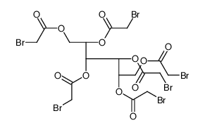 D-glucitol hexakis(bromoacetate) Structure