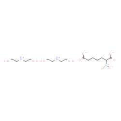 bis[bis(2-hydroxyethyl)ammonium] nitroheptanedioate结构式