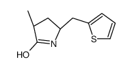 (3R,5S)-3-methyl-5-(thiophen-2-ylmethyl)pyrrolidin-2-one Structure