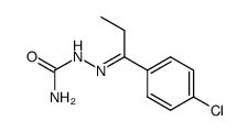 1-(4-chloro-phenyl)-propan-1-one semicarbazone结构式