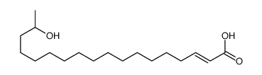 17-hydroxyoctadec-2-enoic acid结构式