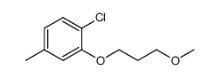 1-chloro-2-(3-methoxy-propoxy)-4-methyl-benzene结构式