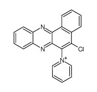 1-(5-chloro-benzo[a]phenazin-6-yl)-pyridinium Structure