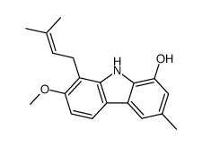 Murrayafoline B结构式