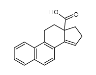 Δ1(1')-2-Carboxy-1,2-cyclopenteno-1,2,3,4-tetrahydro-phenanthren结构式