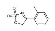 4-(2-methylphenyl)-5H-[1,2,3]oxathiazole 2,2-dioxide Structure