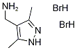 C-(3,5-Dimethyl-1H-pyrazol-4-yl)-methylaminedihydrobromide结构式