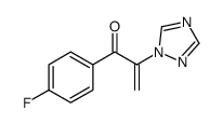 1-(4-fluorophenyl)-2-(1,2,4-triazol-1-yl)prop-2-en-1-one Structure