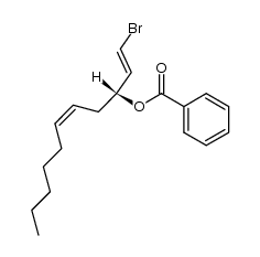 (3R,5Z)-3-(Benzoyloxy)-1-bromoundeca-1,5-diene Structure