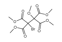 tetramethyl ester of 1-bromo-2-methoxyethanetetracarboxylic acid Structure