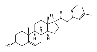 (23S)-23-ethylcholesta-5,24-dien-3β-ol Structure