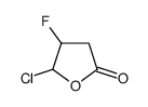 5-chloro-4-fluorooxolan-2-one Structure