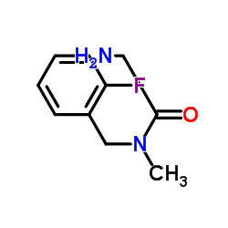 N-(2-Fluorobenzyl)-N-methylglycinamide结构式