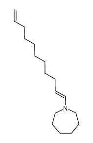 [E]-1-Hexamethyleneimino-1,10-undecadiene结构式