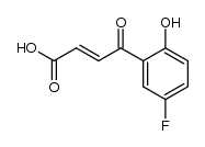 (E)-4-(5-fluoro-2-hydroxyphenyl)-4-oxo-2-butenoic acid Structure