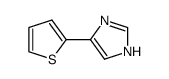 4-(thiophen-2-yl)-1H-imidazole结构式