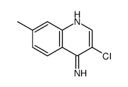 4-Amino-3-chloro-7-methylquinoline structure