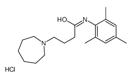 4-(azepan-1-yl)-N-(2,4,6-trimethylphenyl)butanamide,hydrochloride结构式