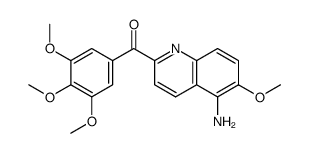 5-amino-6-methoxy-2-(3,4,5-trimethoxybenzoyl)quinoline Structure